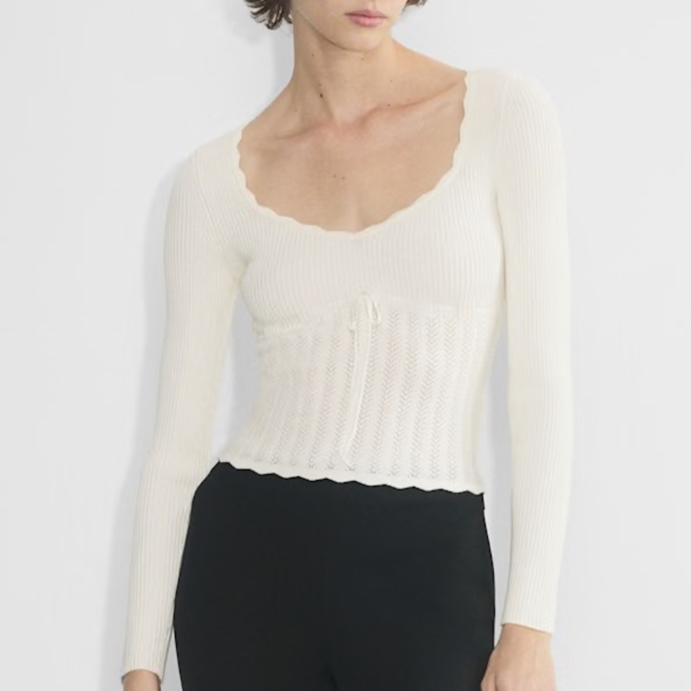 Wilfred Soloist Sweater in Light Birch size S